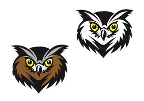 Owl mascot character vector