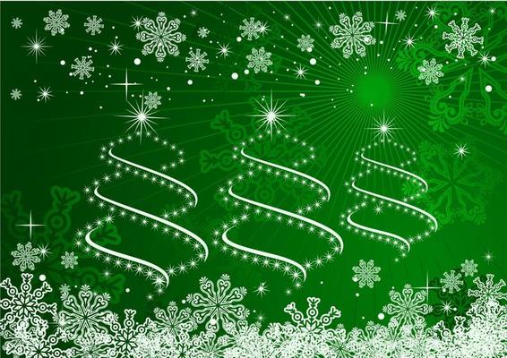 Christmas snowflake background