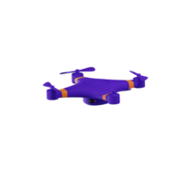 Ilustraciones de purple orange drone 3d png