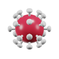 Virus medizinische 3D-Illustrationen png