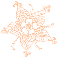 Flowers Design Line Art png