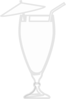 contour du verre à cocktail. png