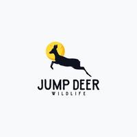 Deer vector illustration, Deer Logo Template
