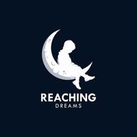 Reaching Dreams Logo Design Template vector