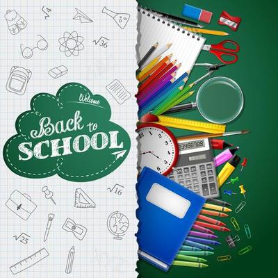Back to school background