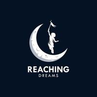 Reaching Dreams Logo Design Template vector