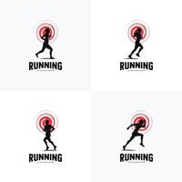 Set Of Run Logo Design vector logo design