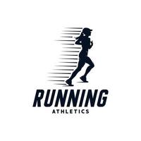 Running Sport logo design vector illustration
