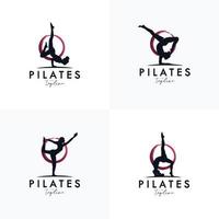 Colorful Abstract Gymnastic Logo Icon for Programs,Training vector