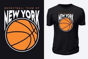 Basketball T shirt Design vector