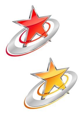 Glossy star symbol