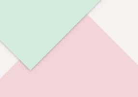 colorido de fondo de corte de papel rosa y verde suave con espacio de copia para texto vector