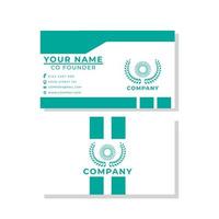 Modern business card template vector design