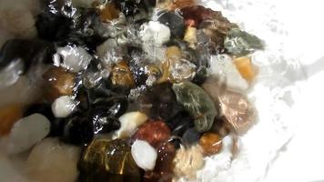 water, Zen stones, meditation and relaxation video