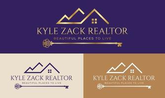 Building and Construction real estate logo design  Vector