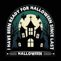 halloweeen t shirt design vector