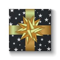 holiday gift box vector