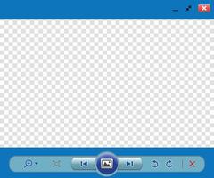 Web image viewer template . Vector