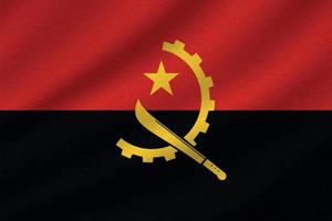 national flag of Angola vector