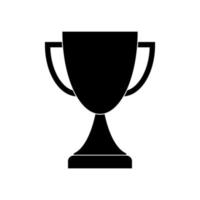 Trophy cup icon vector