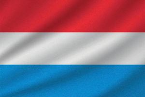 bandera nacional de luxemburgo vector