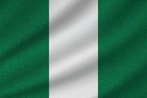 bandera nacional de nigeria vector