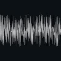 seismic waves vector illustration