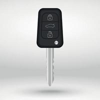 illustration of car key with buttons vector