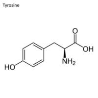 Skeletal formula of Tyrasine vector