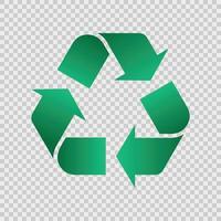 Recycle icon . Vector