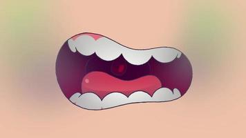 Mundgeruch oder Mundgeruch, 2D-Animation