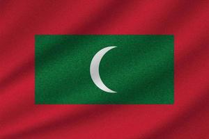 bandera nacional de maldivas vector