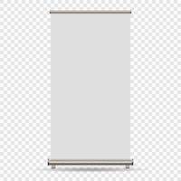 Roll up banner vector