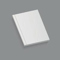 folleto en blanco realista blanco. vector