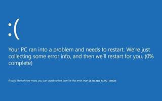 Blue Screen of Death vector