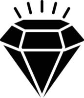 Daimond Glyph Icon vector