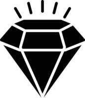 Daimond Glyph Icon vector