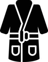 Bathrobe Glyph Icon vector