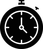 Chronometer Glyph Icon vector