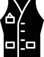 Vest Glyph Icon vector