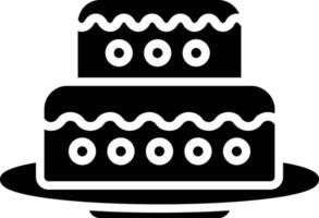 Cake Glyph Icon vector