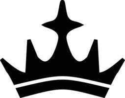 Crown Glyph Icon vector