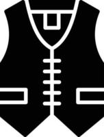 Vest Glyph Icon vector