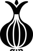 Onion Glyph Icon vector