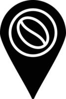 Location Glyph Icon vector