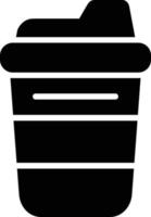 Coffee Cup Glyph Icon vector