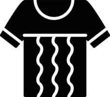 Tshirt Glyph Icon vector
