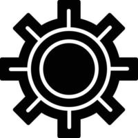 Gear Glyph Icon vector