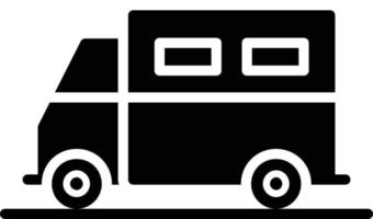 icono de glifo de transporte vector