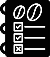 Checkbook Glyph Icon vector